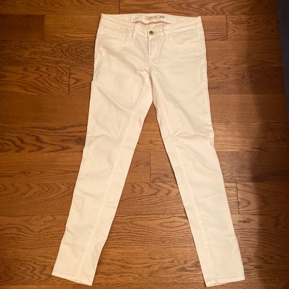 Massimo Dutti white jeans